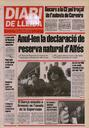 DIARIO DE LÉRIDA , 11/2/1993, page 1 [Page]