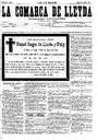 COMARCA DE LLEYDA, LA, 10/3/1901 [Issue]