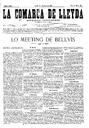 COMARCA DE LLEYDA, LA, 31/3/1901 [Issue]