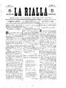 RIALLA, LA, 4/11/1899, pàgina 1 [Pàgina]