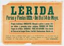 Cartell de Festa Major de 1929 [Archive document]