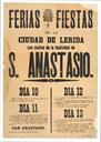 Cartell de Festa Major de 1888 [Archive document]