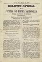 BOLETÍN OFICIAL DE LA VENTA DE BIENES NACIONALES DE LA PROVÍNCIA DE LÉRIDA, 17/3/1859, pàgina 1 [Pàgina]