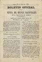 BOLETÍN OFICIAL DE LA VENTA DE BIENES NACIONALES DE LA PROVÍNCIA DE LÉRIDA, 12/4/1859 [Exemplar]