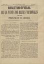 BOLETÍN OFICIAL DE LA VENTA DE BIENES NACIONALES DE LA PROVÍNCIA DE LÉRIDA, 1/12/1860 [Exemplar]