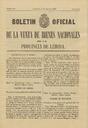 BOLETÍN OFICIAL DE LA VENTA DE BIENES NACIONALES DE LA PROVÍNCIA DE LÉRIDA, 3/10/1862 [Exemplar]