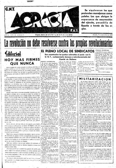 ACRACIA, 7/11/1936 [Issue]