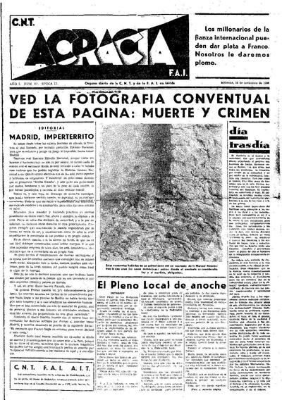 ACRACIA, 18/11/1936 [Issue]