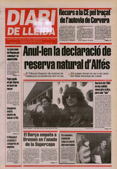 DIARIO DE LÉRIDA , 11/2/1993 [Issue]
