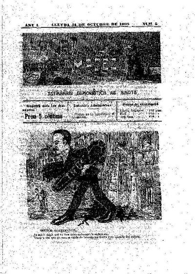 GAT DEL FAMADES, LO, 14/10/1905 [Ejemplar]