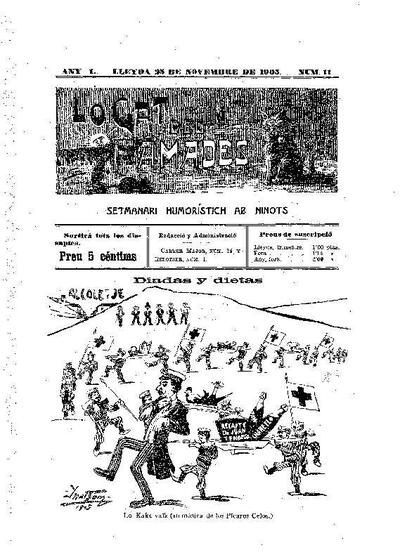 GAT DEL FAMADES, LO, 25/11/1905 [Ejemplar]