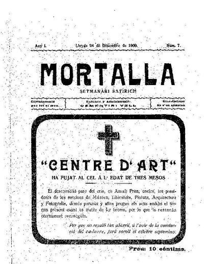 MORTALLA, 24/12/1909 [Ejemplar]