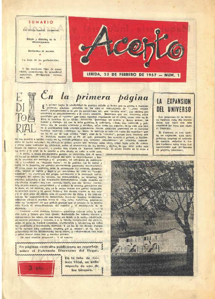 ACENTO, 1/1/1957, ACENTO [Issue]