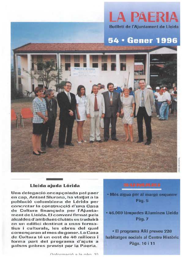 PAERIA, LA, 1/1996 [Issue]