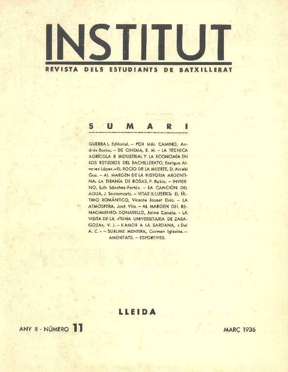 INSTITUT, 1/1/1936 [Exemplar]