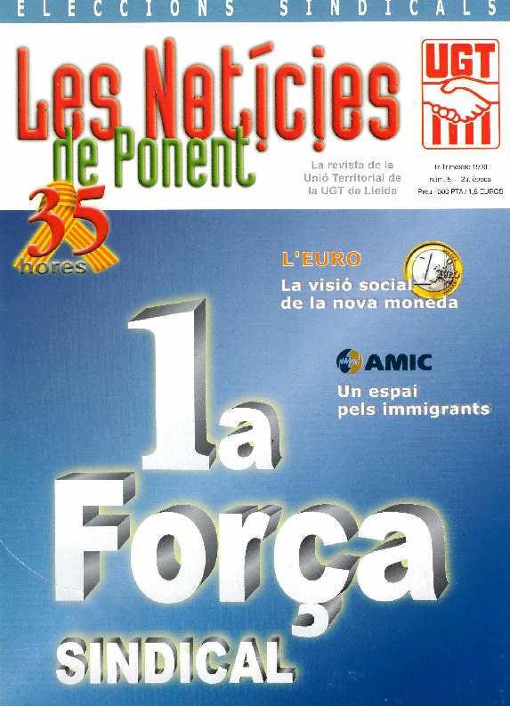 NOTÍCIES DE PONENT, LES, 1/1/1999 [Issue]