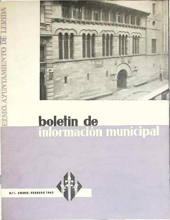 BOLET&Iacute;N DE INFORMACI&Oacute;N MUNICIPAL, 1/1/1962 [Exemplar]