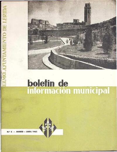 BOLET&Iacute;N DE INFORMACI&Oacute;N MUNICIPAL, 1/3/1962 [Exemplar]