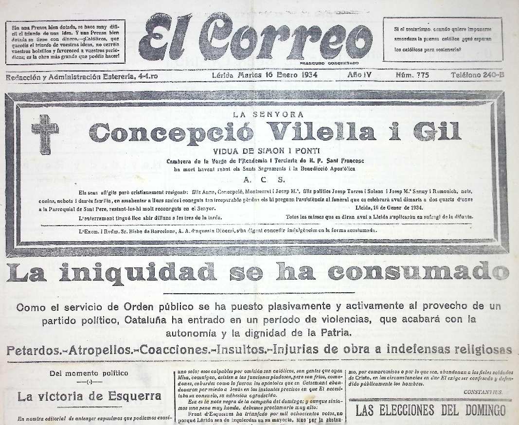 CORREO, EL, 1/1/1931 [Exemplar]