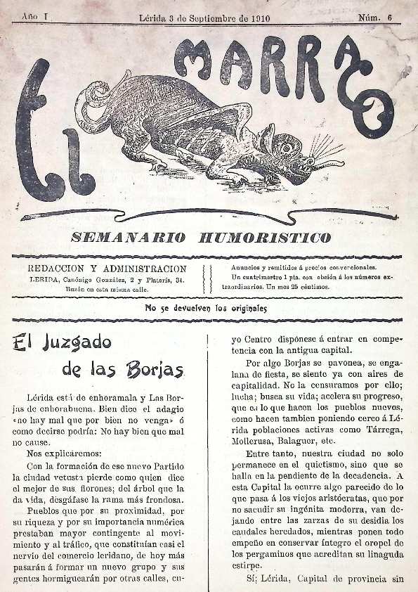 MARRACO, EL , 1/1/1910 [Ejemplar]
