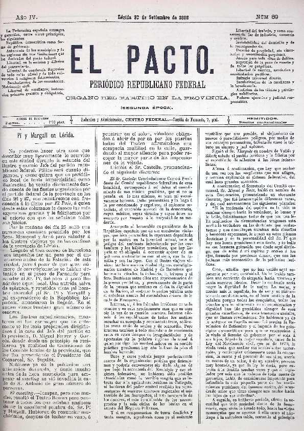 PACTO, EL, 1/1/1883 [Issue]