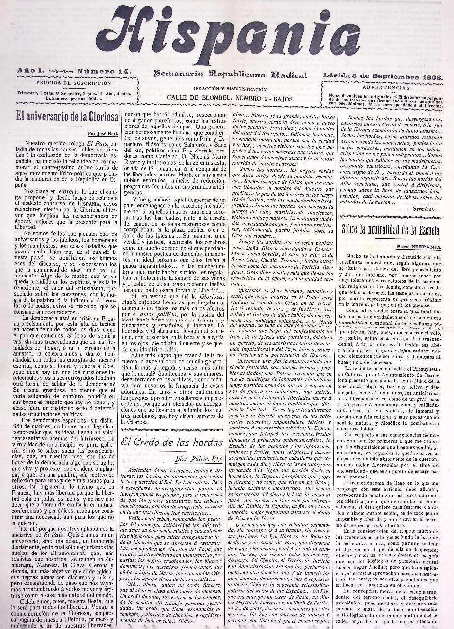 HISPANIA, 1/1/1908 [Issue]