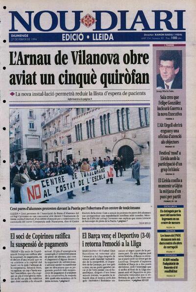 NOU DIARI, 27/2/1994 [Issue]