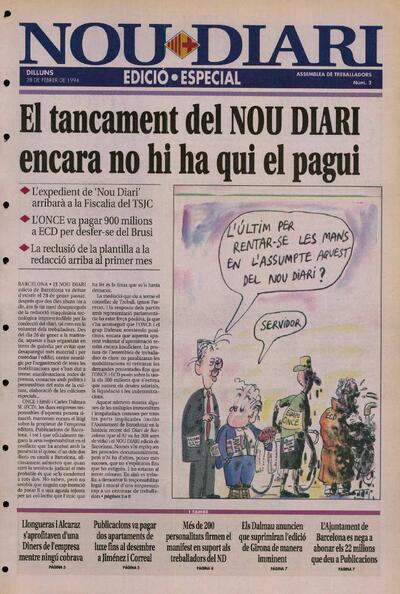 NOU DIARI, 28/2/1994, ESP [Issue]