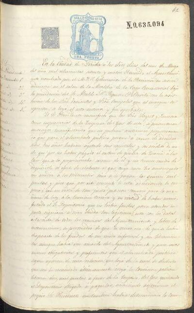 Actes del Ple de l'Ajuntament de Lleida, 10/3/1874 [Minutes]