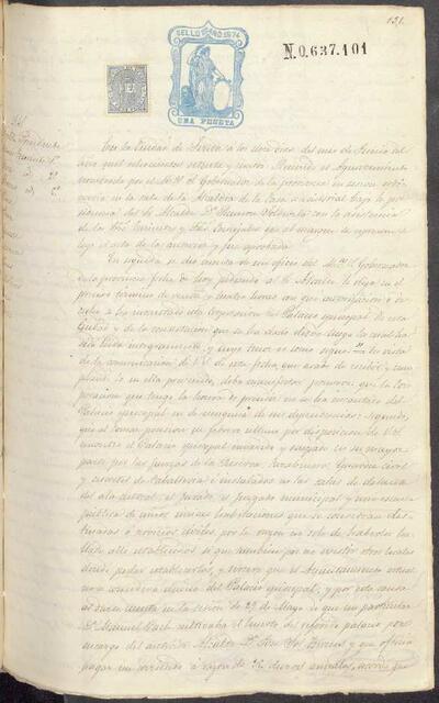 Actes del Ple de l'Ajuntament de Lleida, 12/6/1874 [Minutes]