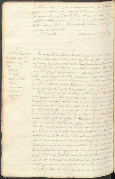 Actes del Ple de l'Ajuntament de Lleida, 15/10/1873, Sessió extraordinària [Minutes]