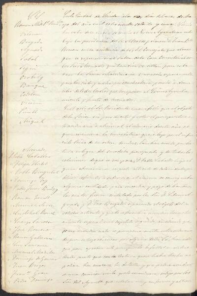 Actes del Ple de l'Ajuntament de Lleida, 2/5/1871, Sessió extraordinària [Minutes]