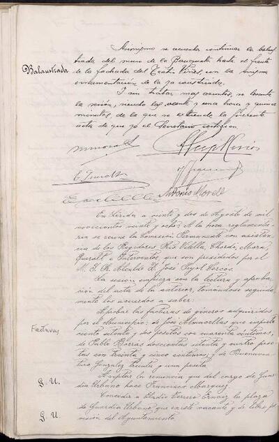 Actes de la Comissió Municipal Permanent, 22/8/1928 [Acta]