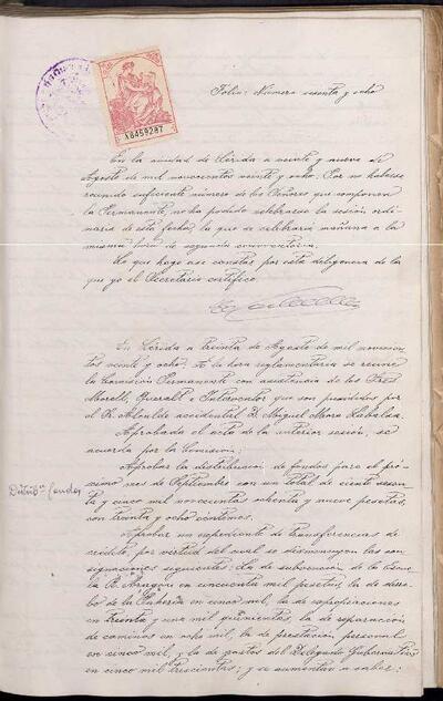 Actes de la Comissió Municipal Permanent, 30/8/1928 [Acta]