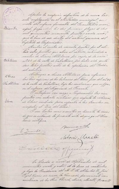 Actes de la Comissió Municipal Permanent, 5/9/1928 [Acta]