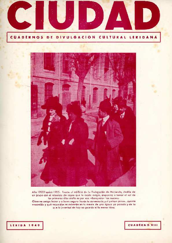 CIUDAD, n.º 8, 8/1949 [Ejemplar]