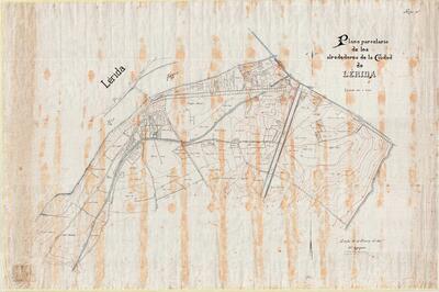 Plànol parcel·lari dels voltants de la ciutat de Lleida. Full n. 2. [Archive document]
